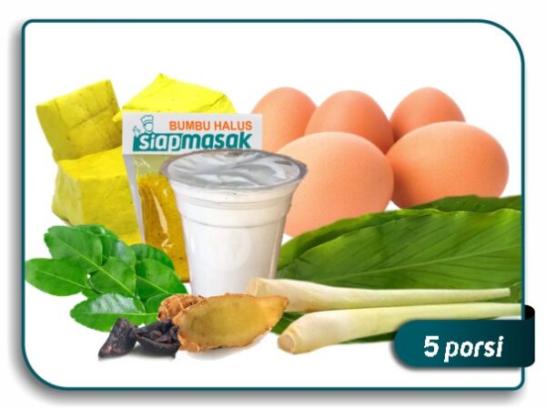 Paket Gulai Telur Tahu