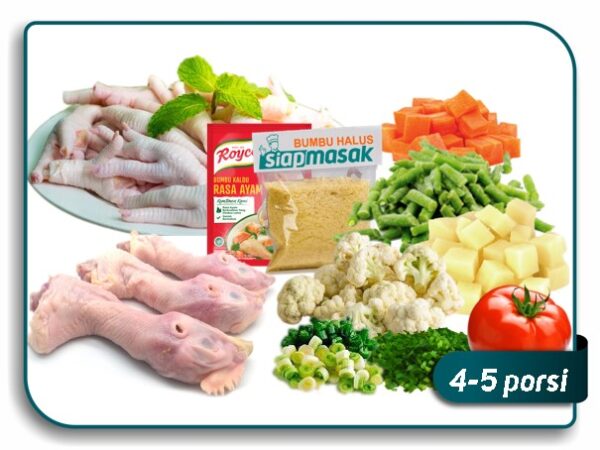 Paket Sop Ceker Kepala Ayam