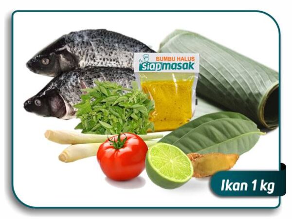 Paket Pepes Ikan Mas 1 kg